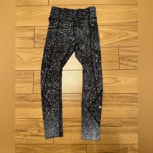 Lululemon Splatter reflective leggings